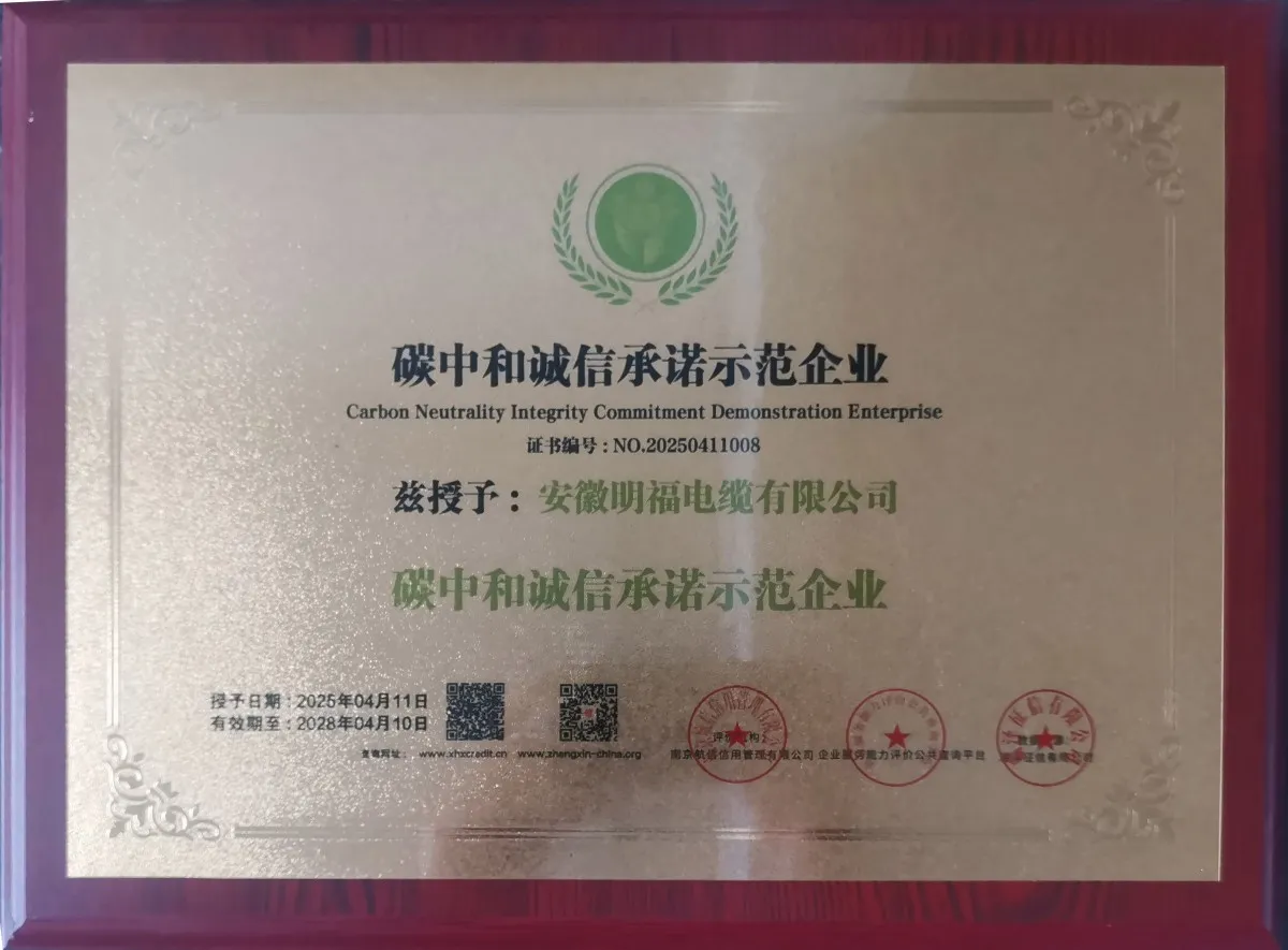 碳中和诚信承诺示范企业
